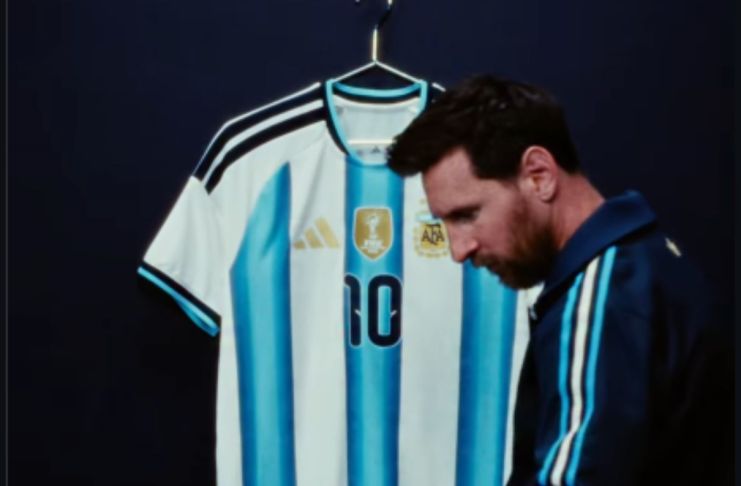 «Una camiseta para toda la vida»: Messi presenta la piel de su último adiós con la albiceleste Messi-Despedida