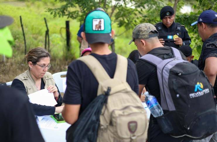Migrantes hondureños