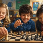 Durante las semanas restantes del año escolar, el Ministerio de Educación (Mineduc) comenzará con la implementación del plan piloto del programa "Ajedrez en el Aula". Imagen La Hora: Roberto Altán.