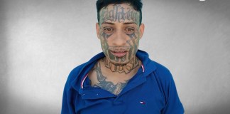 Pandillero barrio 18