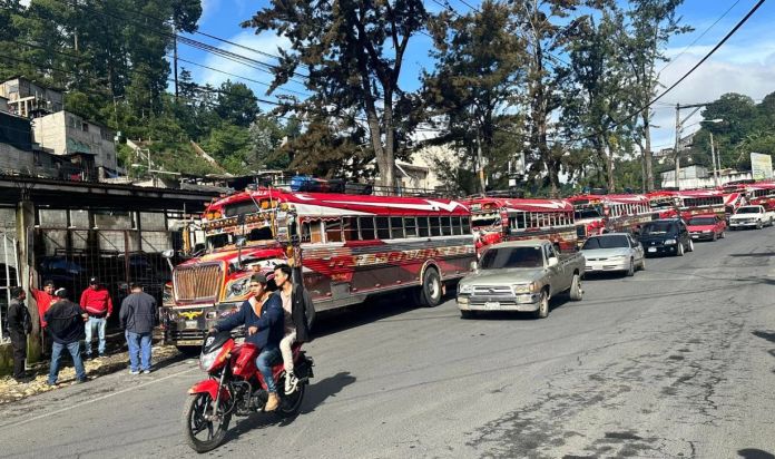 pmt san juan saca Buses San Juan Sacatepéquez