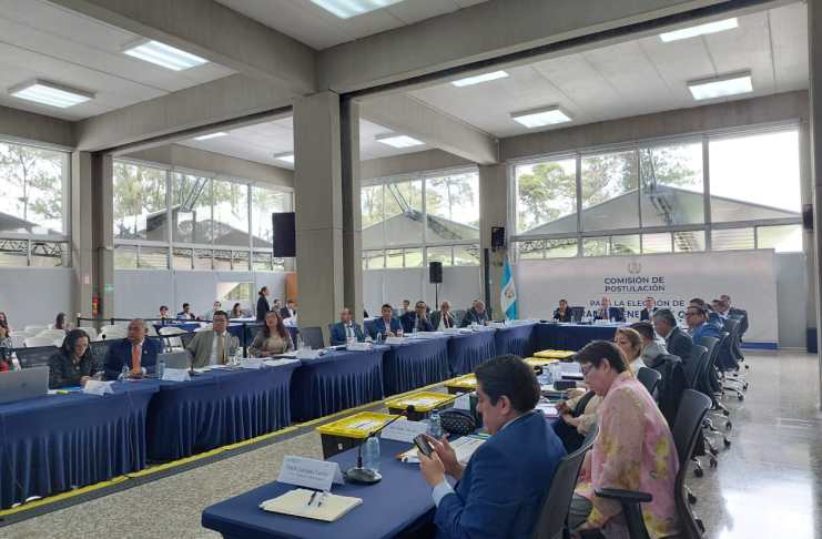 La Comisión de Postulación para Contralor General de Cuentas. Foto La Hora: Engelberth Blanco