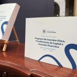 Ministro Jonathan Menkos junto con el presidente Bernardo Arévalo durante la presentación del proyecto de presupuesto general de ingresos y egresos 2027. Foto La Hora: José Orozco