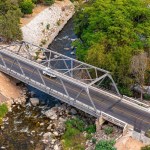 Trabajos en el puente Santa Cruz, Teculután, Zacapa. Foto: CIV