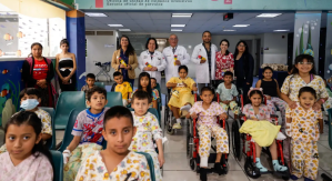Cohorte de pacientes de la Escuela del Hospital Roosevelt. Foto La Hora: Ministerio de Salud Pública y Asistencia Social.