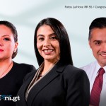 Sandra Jovel, Shirley Rivera y Luis Hernández Azmitia competirían en las próximas elecciones bajo la misma bandera política.