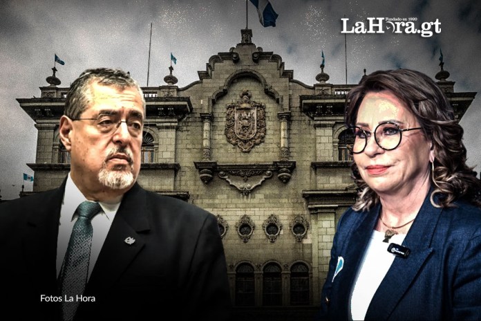sandrabernardobloqueos La dirigente de la UNE, Sandra Torres, pide al presidente, Bernardo Arévalo, soluciones por el alza de los precios de las gasolinas. Arte: La Hora / Francisco Altán
