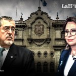 La dirigente de la UNE, Sandra Torres, pide al presidente, Bernardo Arévalo, soluciones por el alza de los precios de las gasolinas. Arte: La Hora / Francisco Altán